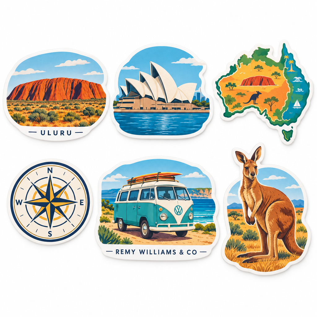 Remy Williams & Co Sticker Pack